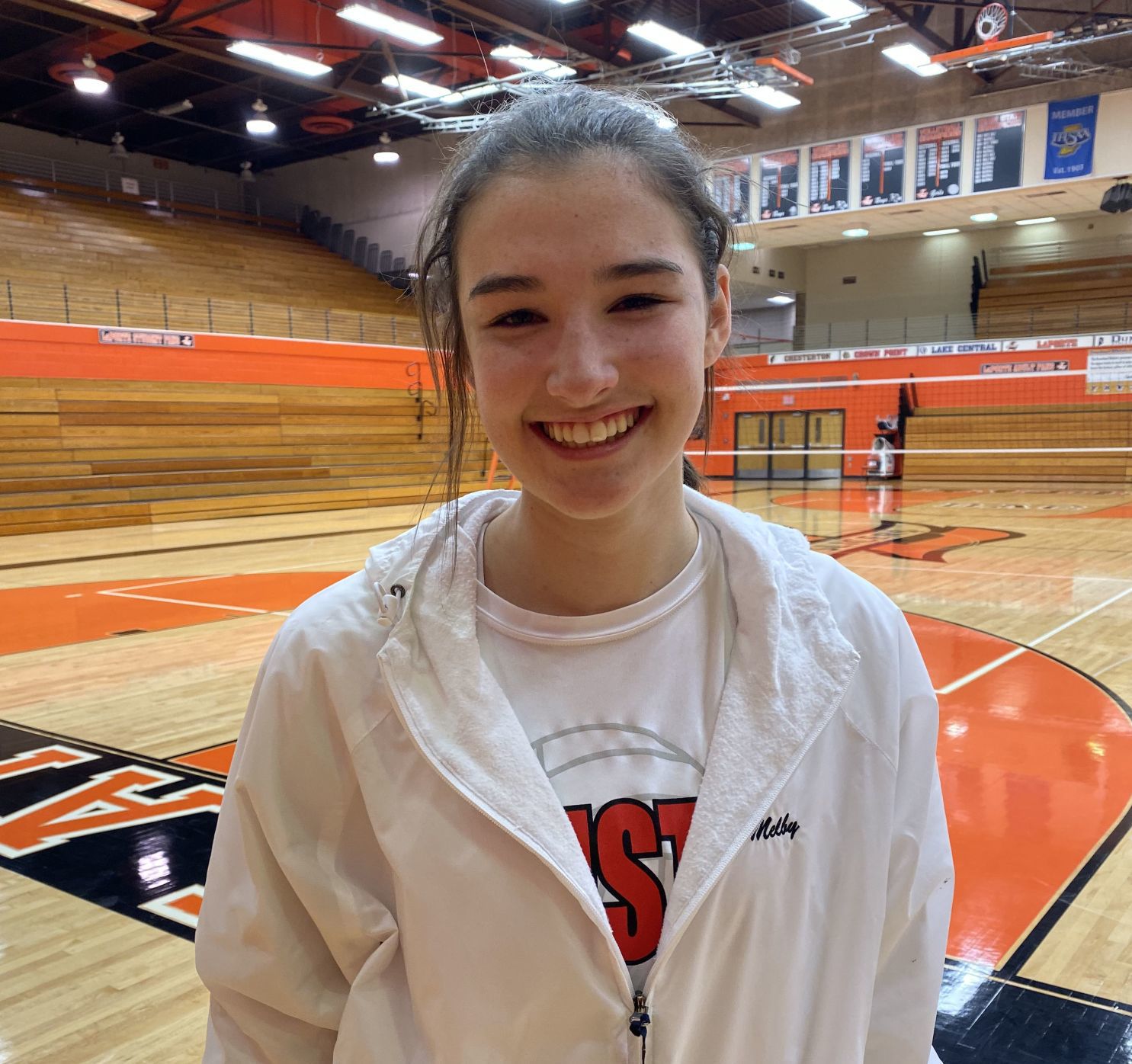 Munster sophomore Haley Melby